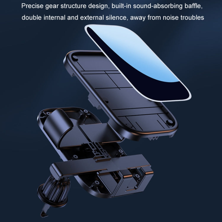 For 17mm Universal Ball Head Car Mobile Phone Holder, Without Base, Y96 Silver Edge, D96 Electroplating