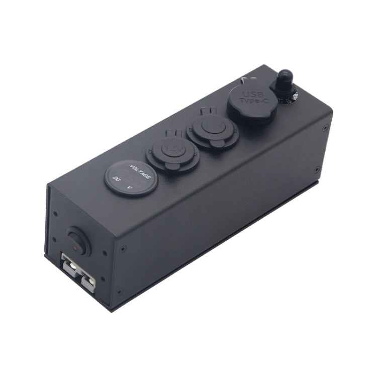 USB Voltmeter Cigarette Lighter Socket With Switch Power Box For Car And Ship, AOS3515-1, AOS3515-50A-Z With 30CM Cable