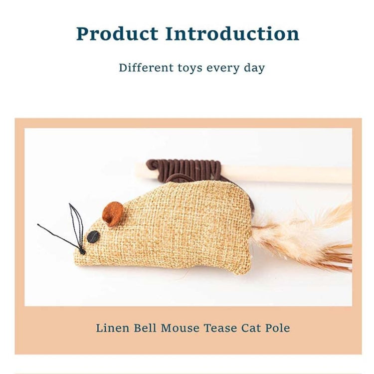 7pcs / Set Pet Teasing Cats Toys Combination Kit, Sisal Mouse, Pumpkin Ball