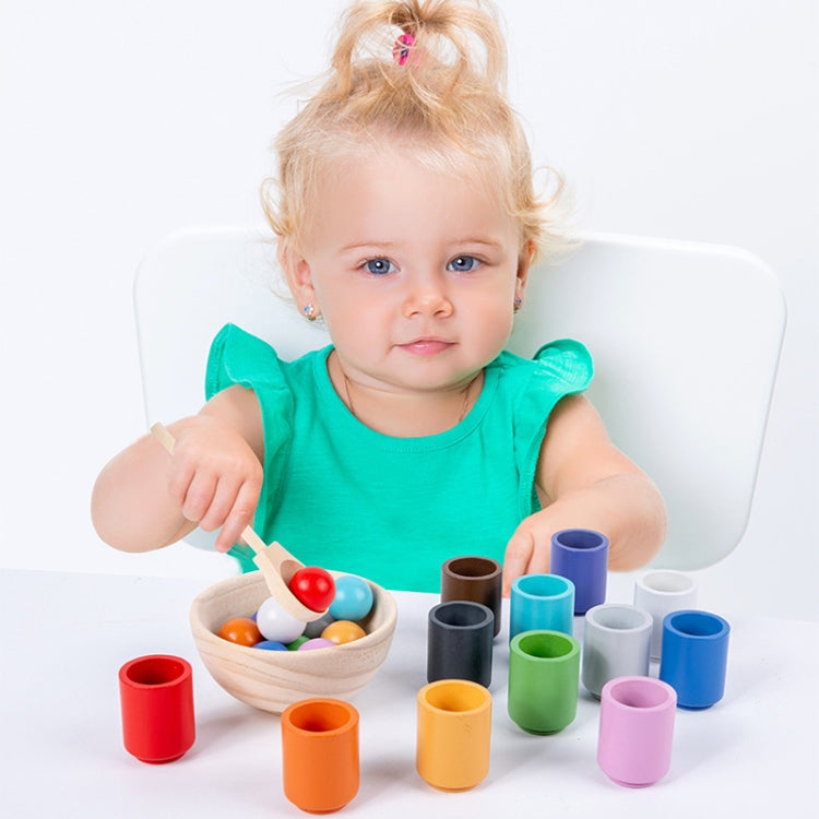 Children Montessori Early Learning Color Recognition Matching Beads Kindergarten Educational Toy