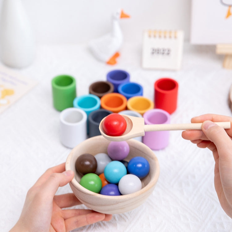 Children Montessori Early Learning Color Recognition Matching Beads Kindergarten Educational Toy