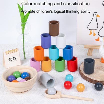 Children Montessori Early Learning Color Recognition Matching Beads Kindergarten Educational Toy