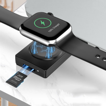 S02 For Apple Watch Series USB Magnetic Watch Wireless Charger With Card Reader Function