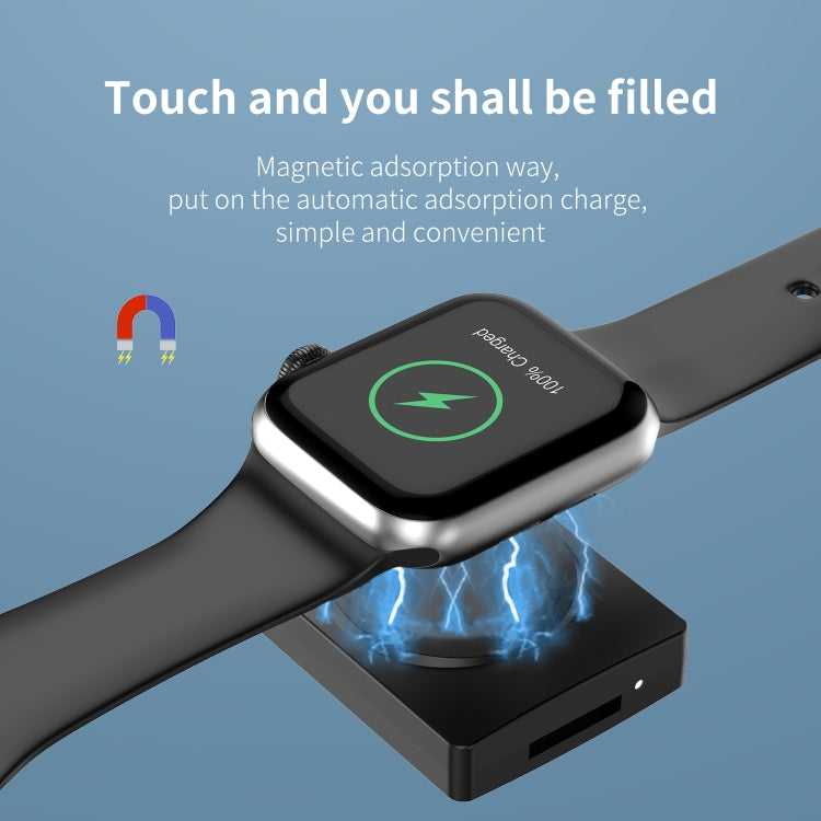 S02 For Apple Watch Series USB Magnetic Watch Wireless Charger With Card Reader Function