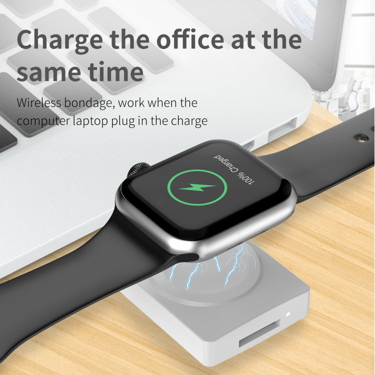 S02 For Apple Watch Series USB Magnetic Watch Wireless Charger With Card Reader Function
