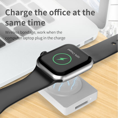 S02 For Apple Watch Series USB Magnetic Watch Wireless Charger With Card Reader Function