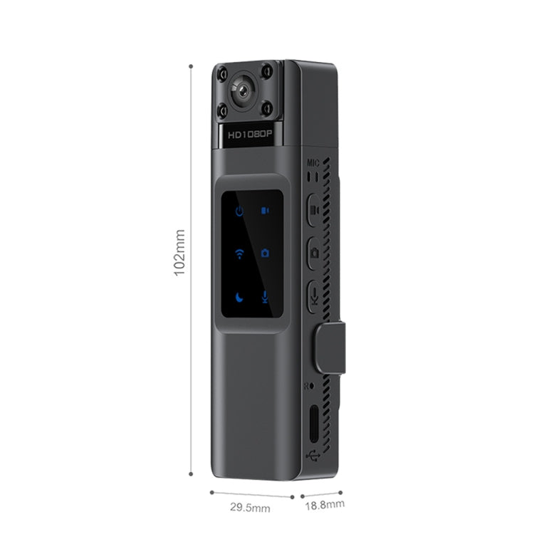 WIFI HD Night Vision Chest-Worn Work Recorder Cycling Camera, L13, L13+16G TF Card, L13+32G TF Card, L13+64G TF Card, L13+128G TF Card, L13+16G TF Card+Bracket, L13+32G TF Card+Bracket, L13+64G TF Card+Bracket, L13+128G TF Card+Bracket