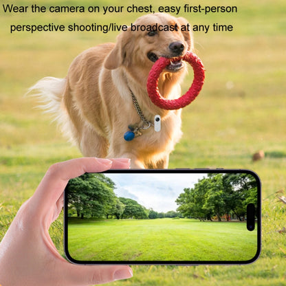 HD Outdoor Portable Pet Recorder Cycling Sports Camera, No TF Card, With 32G TF Card, With Silicone Collar, With Silicone Collar+32G TF Card