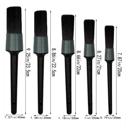 11pcs /Set Car Wash Cleaning Gap Detail Short Handle Brush
