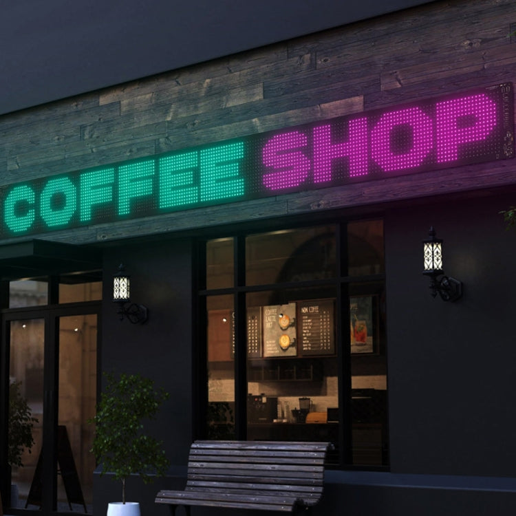 LED Flexible Screen Advertising  Large Screen Supports APP Bluetooth Control, 35.4 x 7.6 Inch USB, 52.4 x 7.6 Inch US Plug, 69.4  x 7.6 Inch US Plug