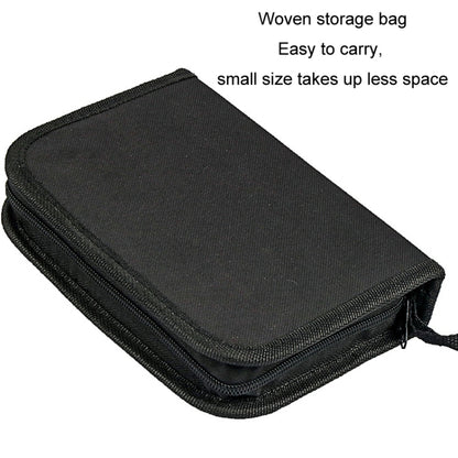 46pcs /Set Car Tubeless Tire Repair Needle Rubber Strip Valve Tip Needle-nosed Pliers Tool Set