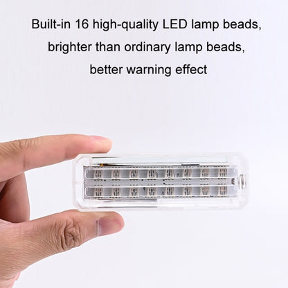 Solar Car Warning Double-Row Flashing Lights, Red, Blue, Red Blue, Yellow White, Colorful