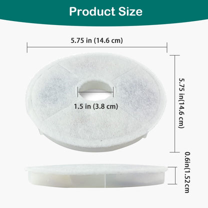 For Catit Pet Water Fountain Replacement Filters Cat Water Dispenser Filters, 6pcs /Box, 8pcs /Box