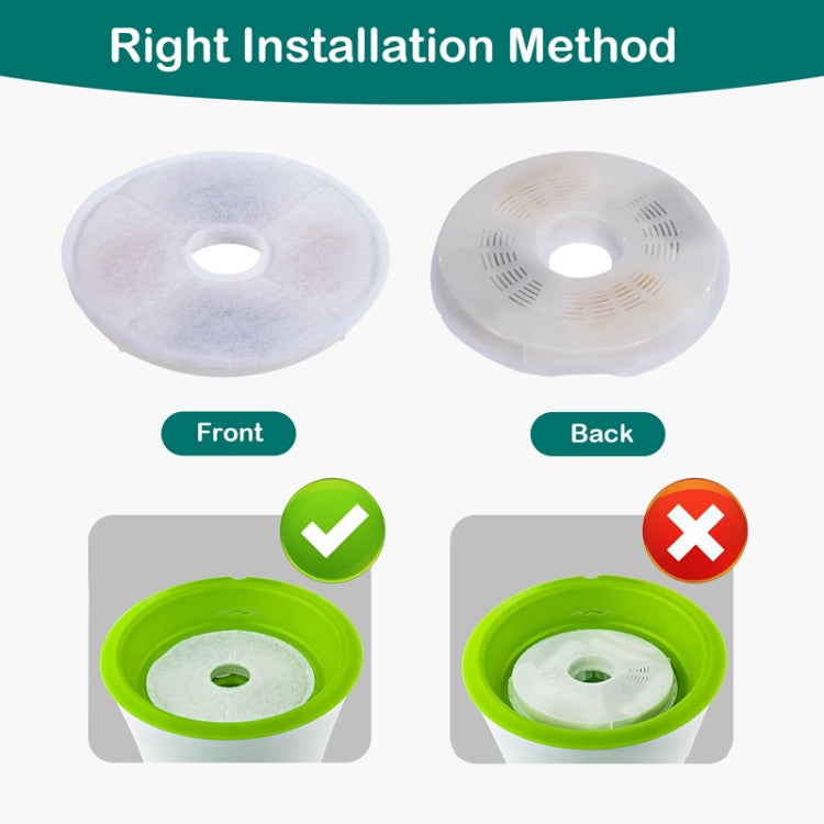 For Catit Pet Water Fountain Replacement Filters Cat Water Dispenser Filters, 6pcs /Box, 8pcs /Box