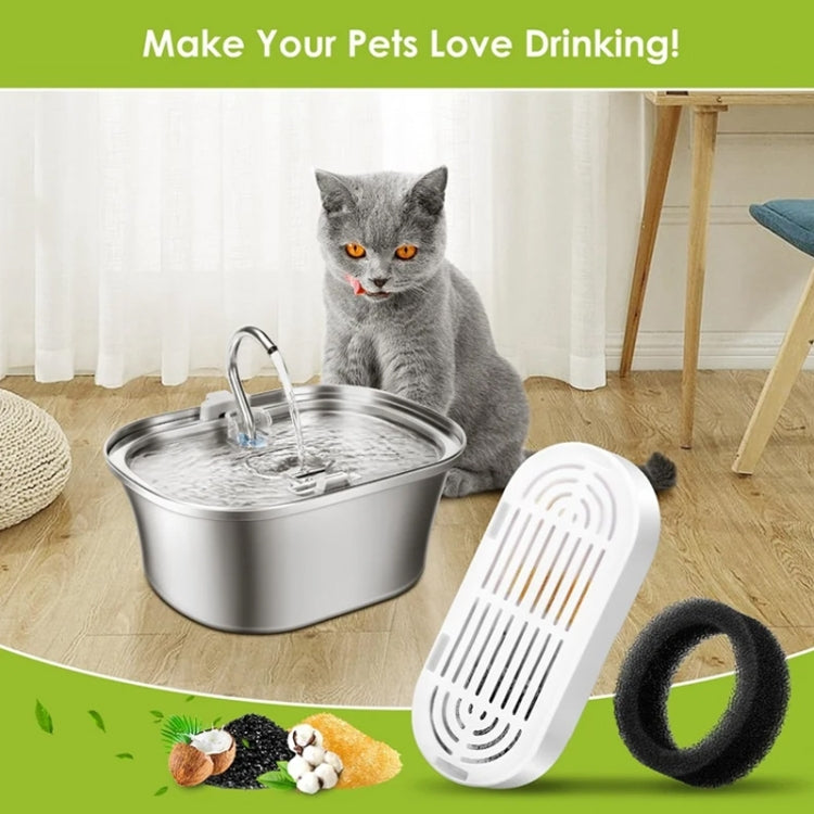 Pet Water Fountain Replacement Filters Dog And Cat Drinking Water Filter Cartridges With Pre-Filter Sponges, 3+3pcs /Box, 6+6pcs /Box, 9+9pcs /Box