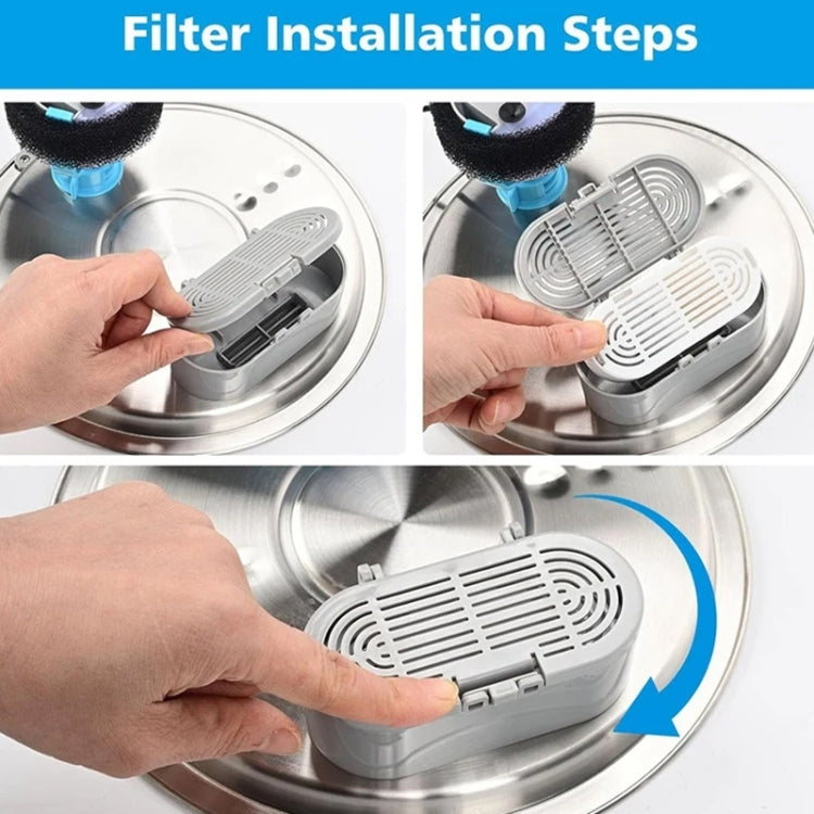 Pet Water Fountain Replacement Filters Dog And Cat Drinking Water Filter Cartridges With Pre-Filter Sponges, 3+3pcs /Box, 6+6pcs /Box, 9+9pcs /Box