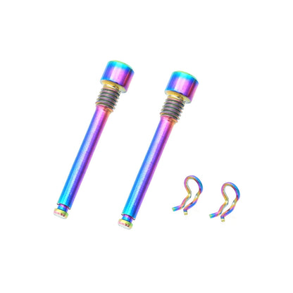 Mountain Road Bicycle Titanium Alloy Retaining Spring, Pin + Circlip Colorful, Pin + Circlip Gold, Pin + Circlip Titanium, Steel Circlip Colorful, Steel Circlip Gold, Steel Circlip Titanium