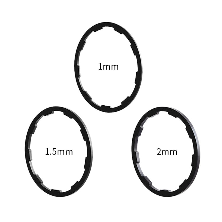 Bicycle Hub Freehub Slotted Flywheel Gasket, 1mm, 1.5mm, 2mm, 1.85mm, 2.18mm, 2.35mm