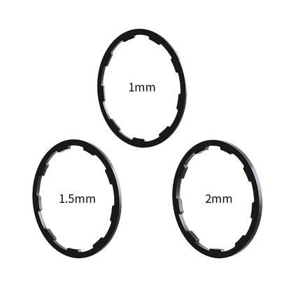 Bicycle Hub Freehub Slotted Flywheel Gasket, 1mm, 1.5mm, 2mm, 1.85mm, 2.18mm, 2.35mm