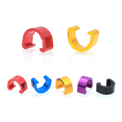10pcs Bicycle Brake Gearshift Cable Tube Fixing C-shaped Buckle