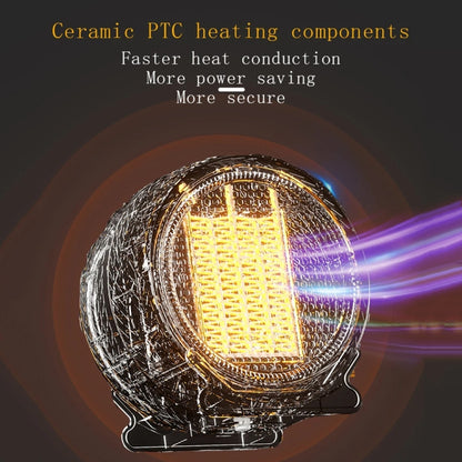 1800W Desktop High-power Two-speed Heater Household Fast Heating Heater, EU Plug, UK Plug, US Plug