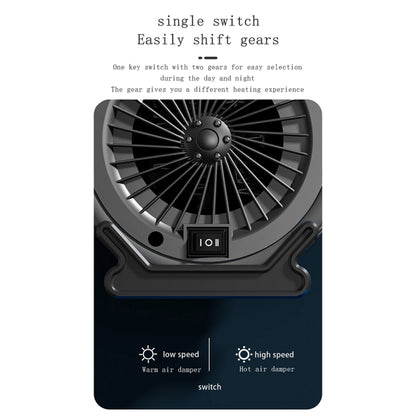 1800W Desktop High-power Two-speed Heater Household Fast Heating Heater, EU Plug, UK Plug, US Plug