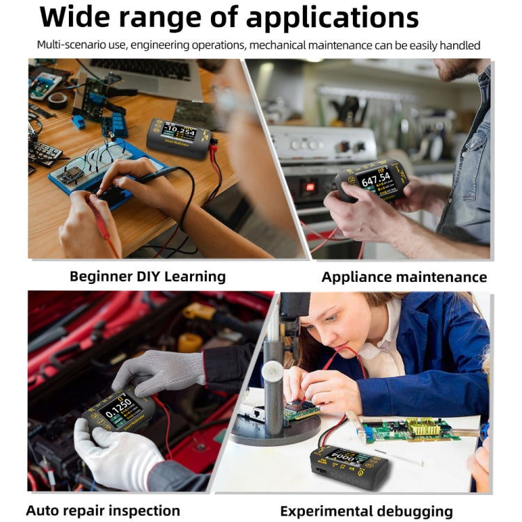 High Precision Digital Multimeter Portable Desktop Colorful Screen 20,000 Characters Multimeter, S40