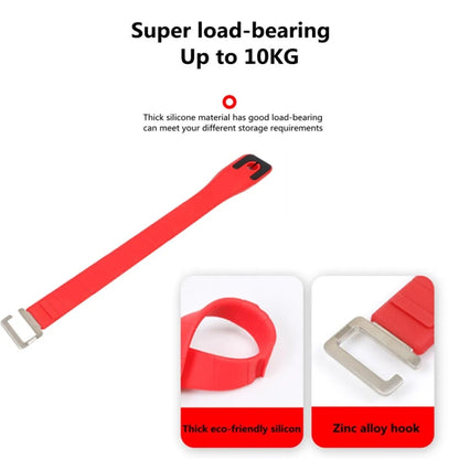 Adjustable Silicone Car Seat Back Storage Hook