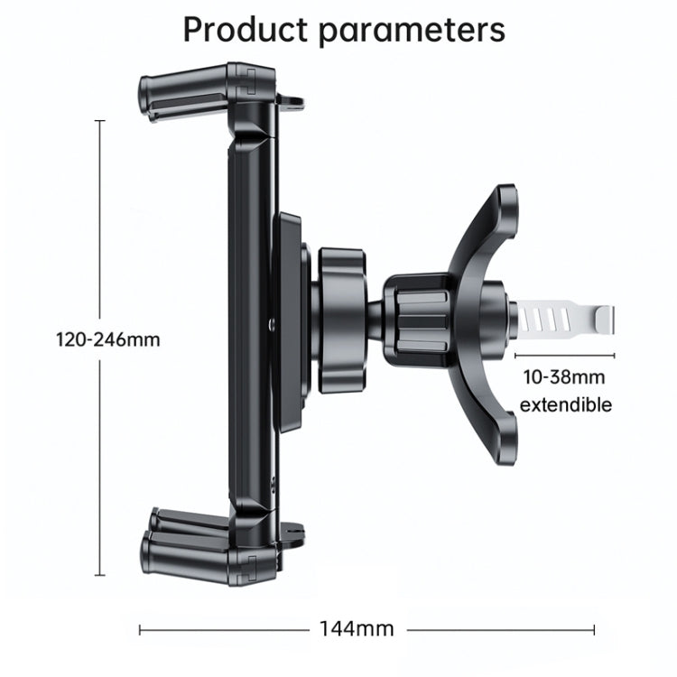 Car Air Conditioner Vent Folding Screen Cell Phone Tablet Universal Bracket
