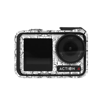 For DJI Action 4 Motion Camera Stickers All Inclusive Photo Frame Color Changing Stickers Accessories, AC4-01, AC4-08 Circuit White, AC4-09 Circuit Black, AC4-10 Circuit Dark Gold, AC4-11 Circuit Red, AC4-12 Circuit Blue, AC4-13 Snake Scale Black...