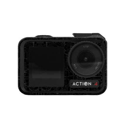 For DJI Action 4 Motion Camera Stickers All Inclusive Photo Frame Color Changing Stickers Accessories, AC4-01, AC4-08 Circuit White, AC4-09 Circuit Black, AC4-10 Circuit Dark Gold, AC4-11 Circuit Red, AC4-12 Circuit Blue, AC4-13 Snake Scale Black...