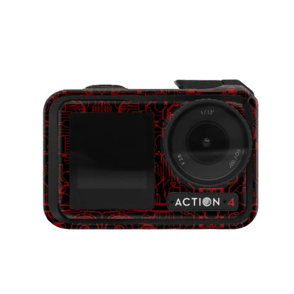 For DJI Action 4 Motion Camera Stickers All Inclusive Photo Frame Color Changing Stickers Accessories, AC4-01, AC4-08 Circuit White, AC4-09 Circuit Black, AC4-10 Circuit Dark Gold, AC4-11 Circuit Red, AC4-12 Circuit Blue, AC4-13 Snake Scale Black...