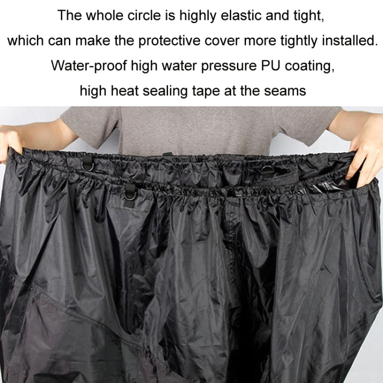 MESOROCK Motorcycle Light Durable Dustproof Rainproof Half Cover, M, L