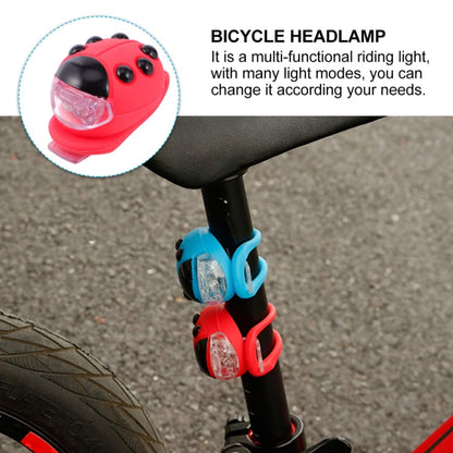 Bicycle Equipment Silicone Ladybug LED Headlight