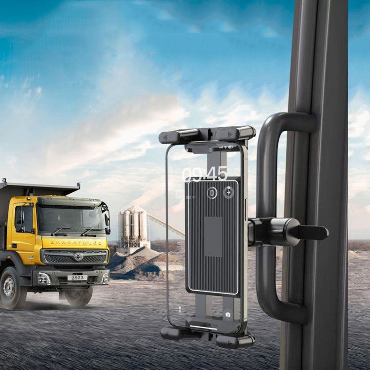 Engineering Truck Off-Road Vehicle Handrail Folding Screen Cell Phone Tablet Universal Bracket