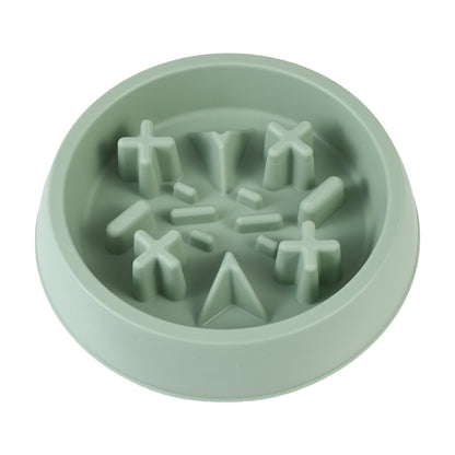 Cats And Dogs Anti Choking Slow Eating Bowl Pet Anti Spill Feeding Tool