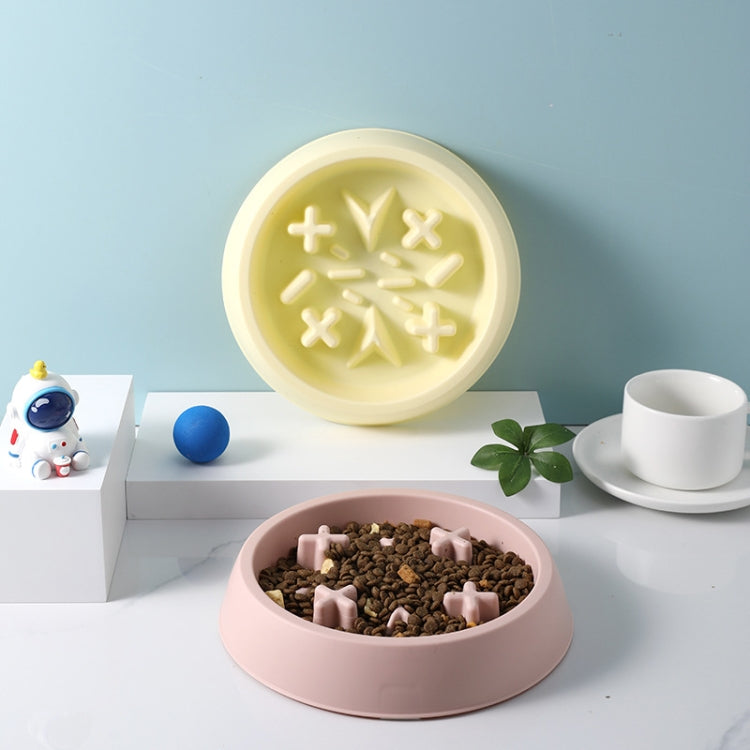 Cats And Dogs Anti Choking Slow Eating Bowl Pet Anti Spill Feeding Tool