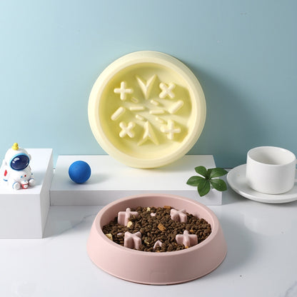 Cats And Dogs Anti Choking Slow Eating Bowl Pet Anti Spill Feeding Tool