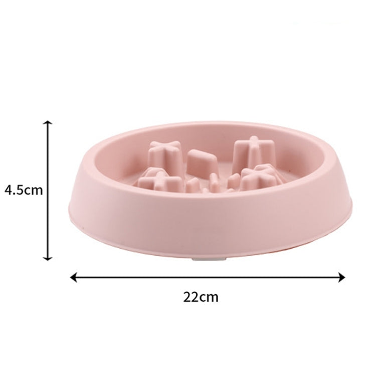 Cats And Dogs Anti Choking Slow Eating Bowl Pet Anti Spill Feeding Tool