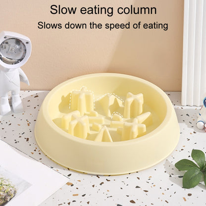 Cats And Dogs Anti Choking Slow Eating Bowl Pet Anti Spill Feeding Tool