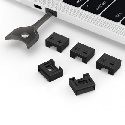 USB Removable Sealing Plug Ddustproof Hidden Anti-Theft Safety Lock