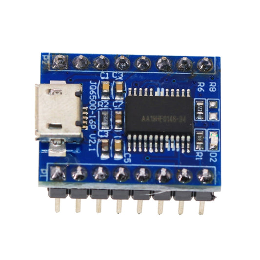 JQ6500 Voice Module MP3 Module MCU Serial Control Announcement 1 To 1 5-Way Control Music IC, JQ6500