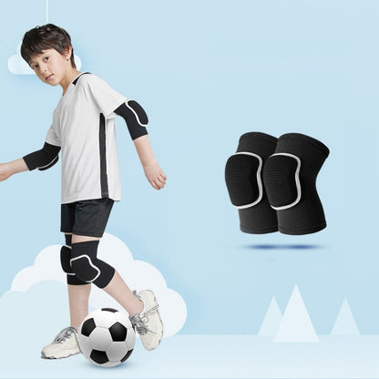 Sponge Children Football Protective Gear Outdoor Sports Equipment, Blue Knee Pads, Black Knee Pads, Blue 4 In 1, Black 4 In 1, Blue 6 In 1, Black 6 In 1, Blue 8 In 1, Black 8 In 1