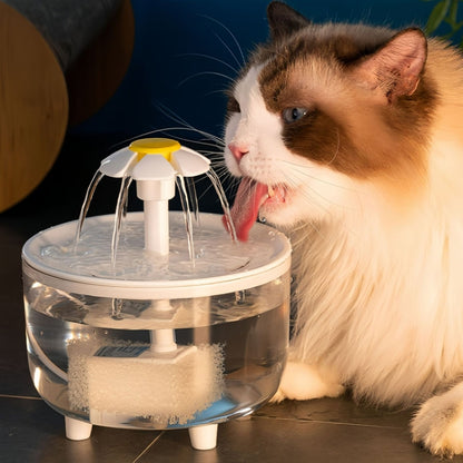 Pet Flower Automatic Filter Circulation Plug-In Water Dispenser