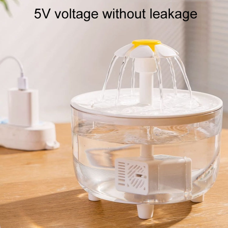 Pet Flower Automatic Filter Circulation Plug-In Water Dispenser