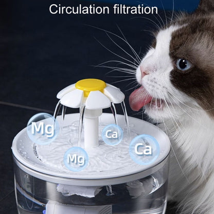 Pet Flower Automatic Filter Circulation Plug-In Water Dispenser