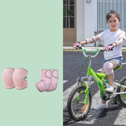 Nailekesi Kids Outdoor Sports Equipment Anti-fall Protective Gear, Pink 4 In 1, Gray Purple 6 In 1, Black 6 In 1, Pink 6 In 1, Gray Purple Knee Pads, Black Knee Pads, Pink Knee Pads