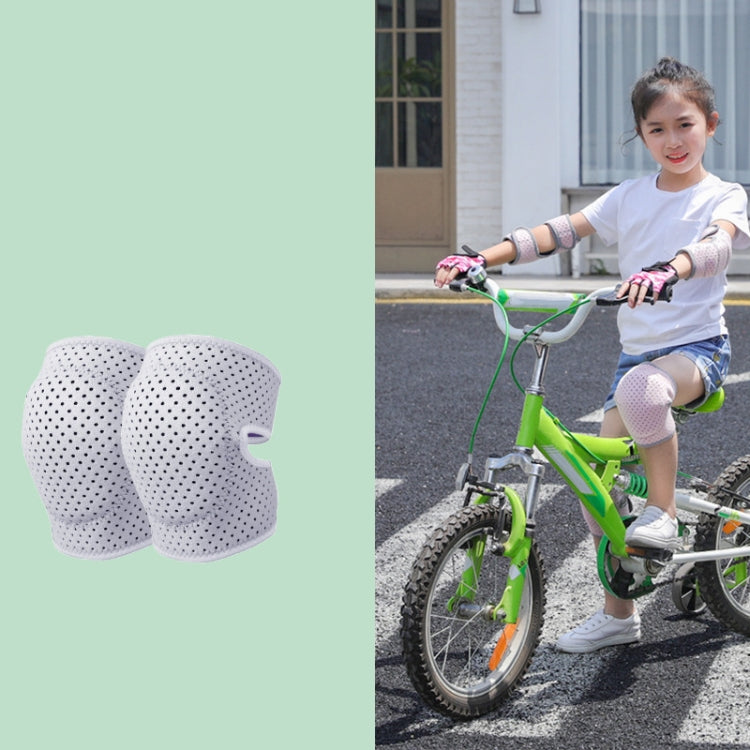 Nailekesi Kids Outdoor Sports Equipment Anti-fall Protective Gear, Pink 4 In 1, Gray Purple 6 In 1, Black 6 In 1, Pink 6 In 1, Gray Purple Knee Pads, Black Knee Pads, Pink Knee Pads