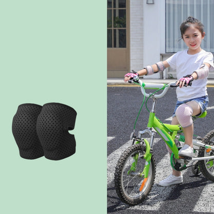 Nailekesi Kids Outdoor Sports Equipment Anti-fall Protective Gear, Pink 4 In 1, Gray Purple 6 In 1, Black 6 In 1, Pink 6 In 1, Gray Purple Knee Pads, Black Knee Pads, Pink Knee Pads