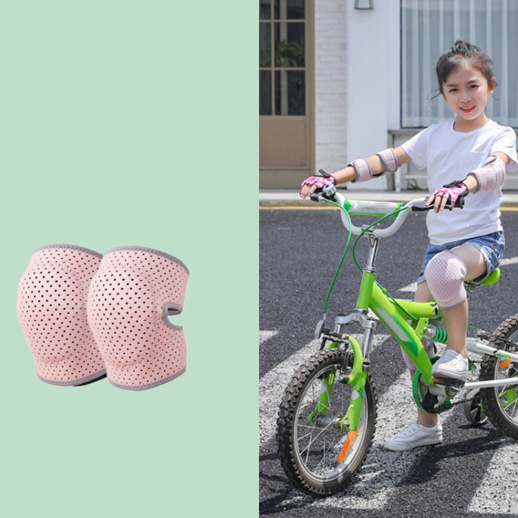 Nailekesi Kids Outdoor Sports Equipment Anti-fall Protective Gear, Pink 4 In 1, Gray Purple 6 In 1, Black 6 In 1, Pink 6 In 1, Gray Purple Knee Pads, Black Knee Pads, Pink Knee Pads